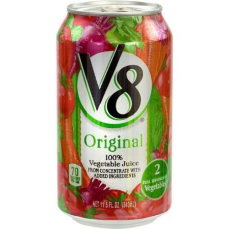 GREEN RABBIT HOLDINGS V8 Original Vegetable Juice, 11.5 oz, 28 Count 90000092